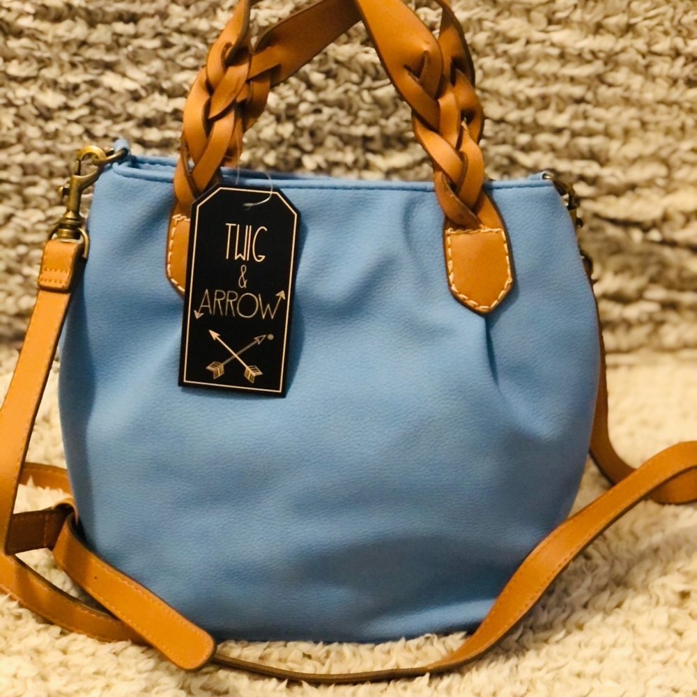 Braided handle Satchel